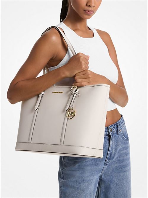 LG TZ SHLDR TOTE LEATHER MICHAEL KORS | 35F0GTVT9L/LT CREAM
